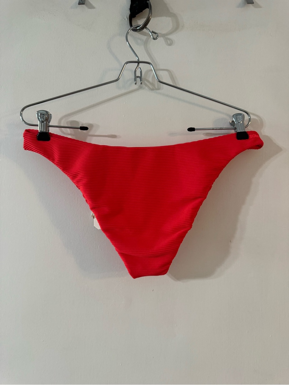 Billabong Red Ribbed Bikini Bottom - Picture 2 of 5